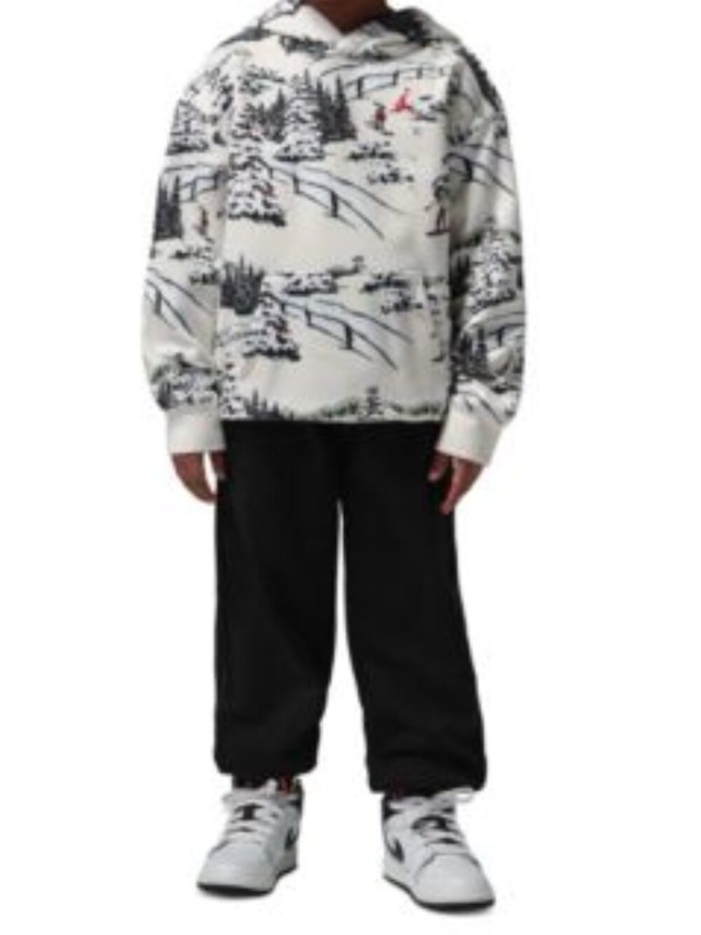 Jordan Boys' 4-7 Printed Hoodie and Jogger Pants, 2-Piece Set